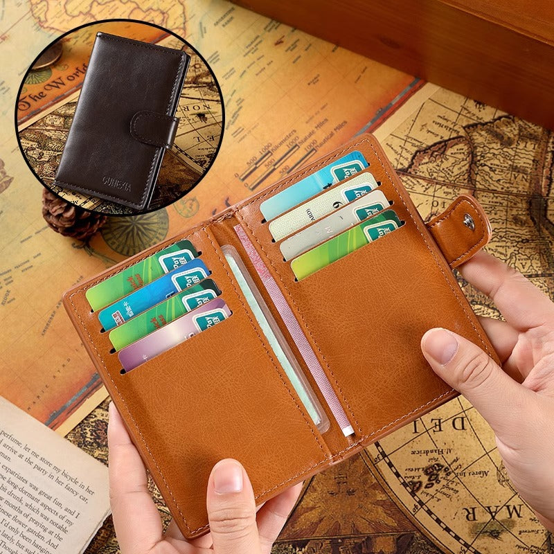 RFID-Blocking Leather Card Holder Bowlift