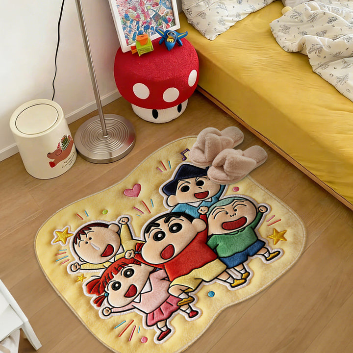 Children's Cartoon Character Plush Area Rug