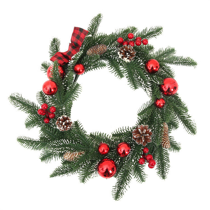 BowLift | Christmas 3 PC Set - Garland, Wreath, Swag Wall Hanging Christmas Decoration Set