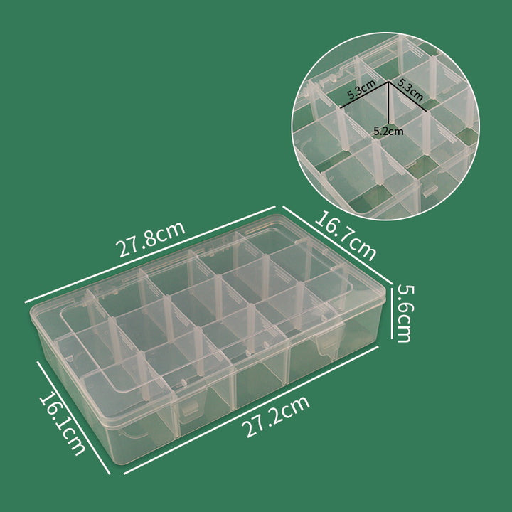 Multi-Compartment Craft Storage Organizer Box Bowlift