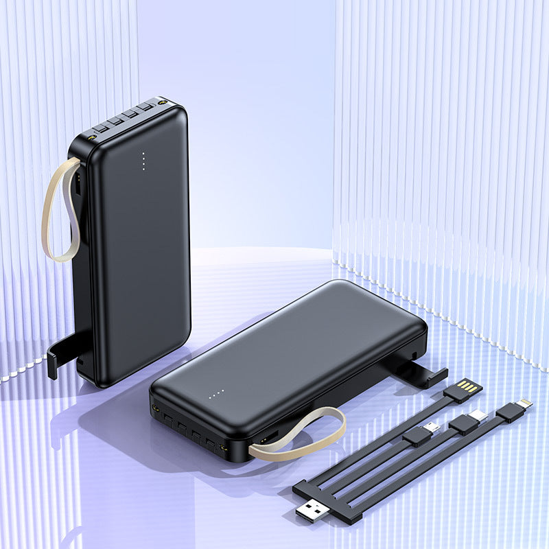 multifunctional power bank with integrated cable Bowlift