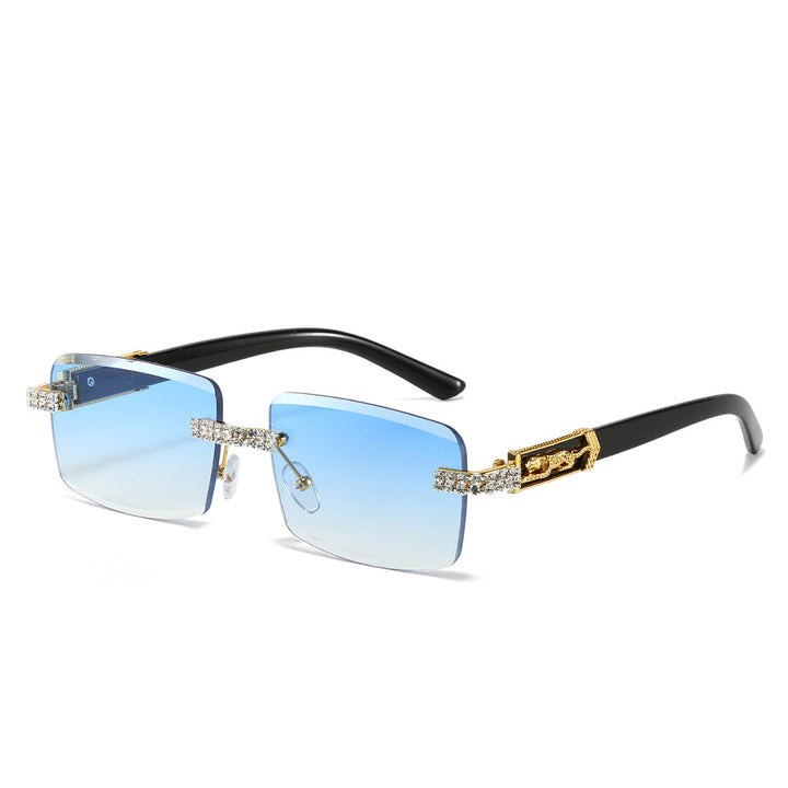 Decorative Square Frame Fashion Sunglasses Bowlift
