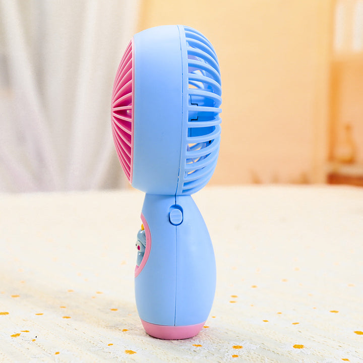 Ladies Portable Hand Fan with Creative Animal Design Bowlift