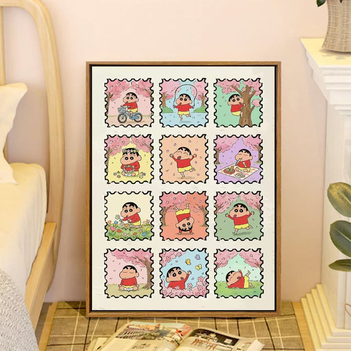 Whimsical Family-Themed Canvas Wall Art Bowlift