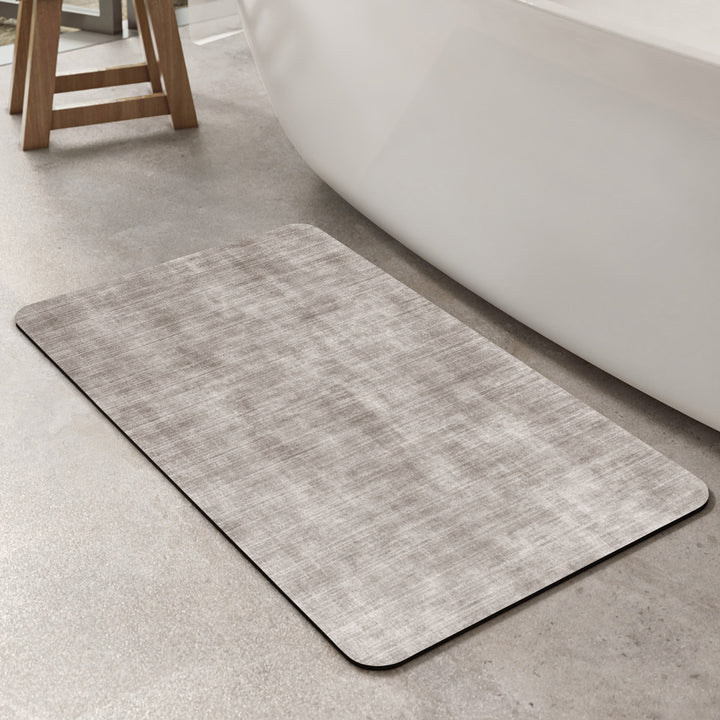 Contemporary Geometric Bath Rug Bowlift
