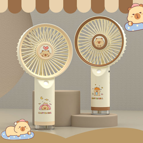 Unisex Portable Hand Fan with Playful Capybara Design Bowlift