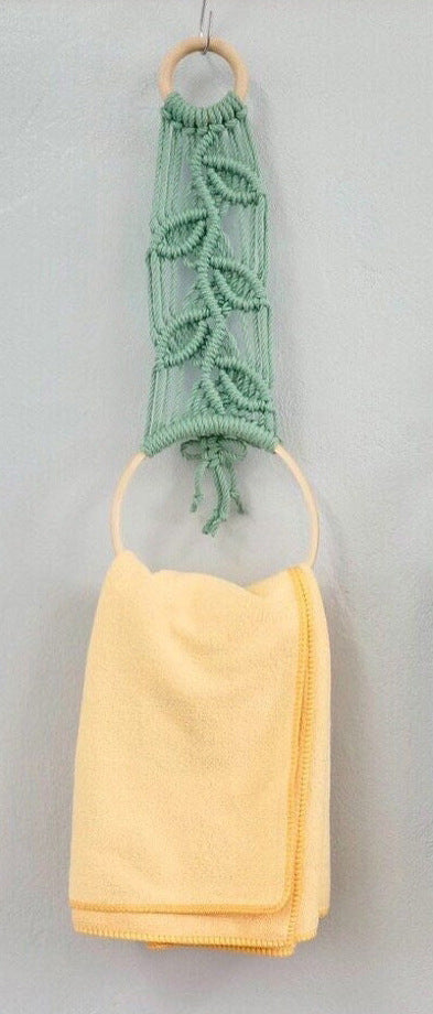 Decorative Macrame Towel Holder Bowlift