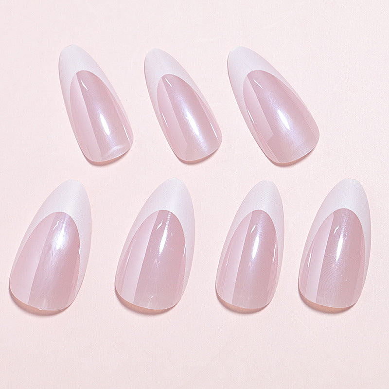 DIY Natural Glossy Press-On Nail Set Bowlift