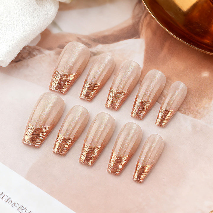 Glamorous Sculpted Press-On Nails Bowlift