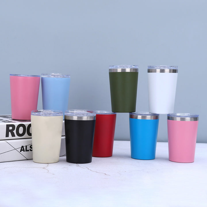 Women's double-walled insulated cup with non-slip silicone bottom Bowlift