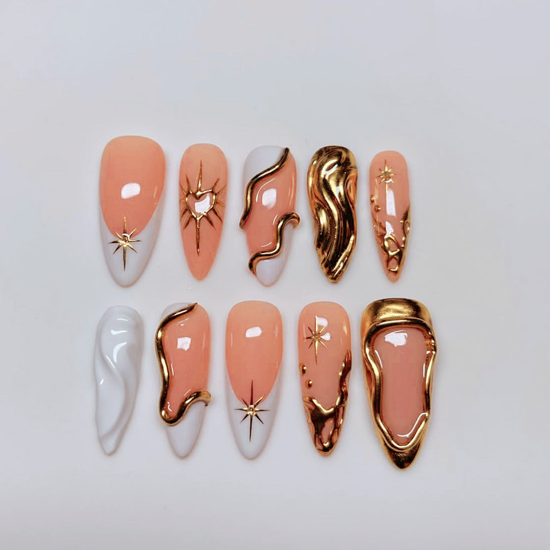 Thematic Artisan Press-On Nail Set Bowlift
