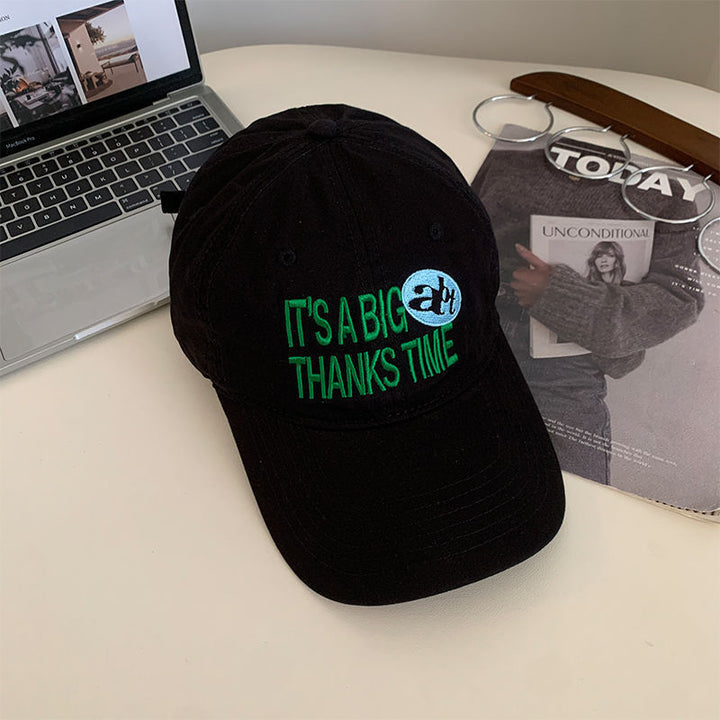 Men's Casual Graphic Adjustable Cap Bowlift