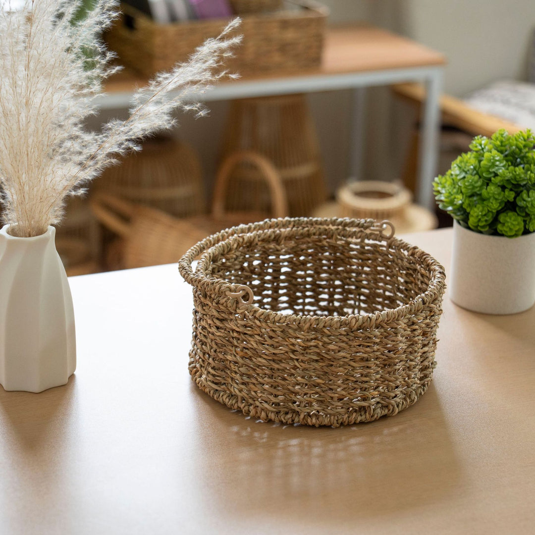 Handcrafted Decorative Storage Basket Bowlift
