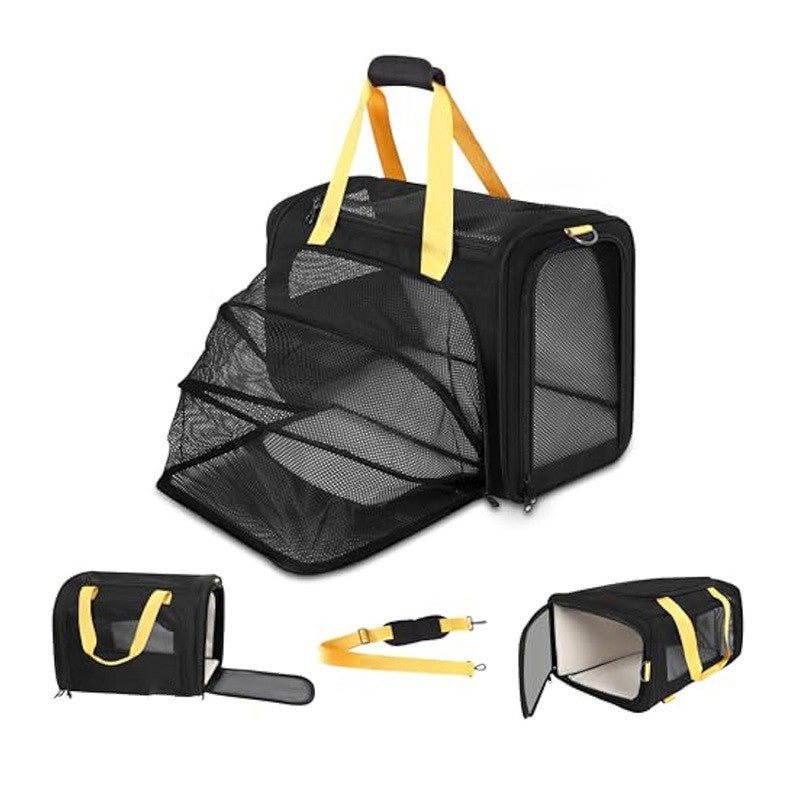 Pet carrier bag with breathable mesh Bowlift