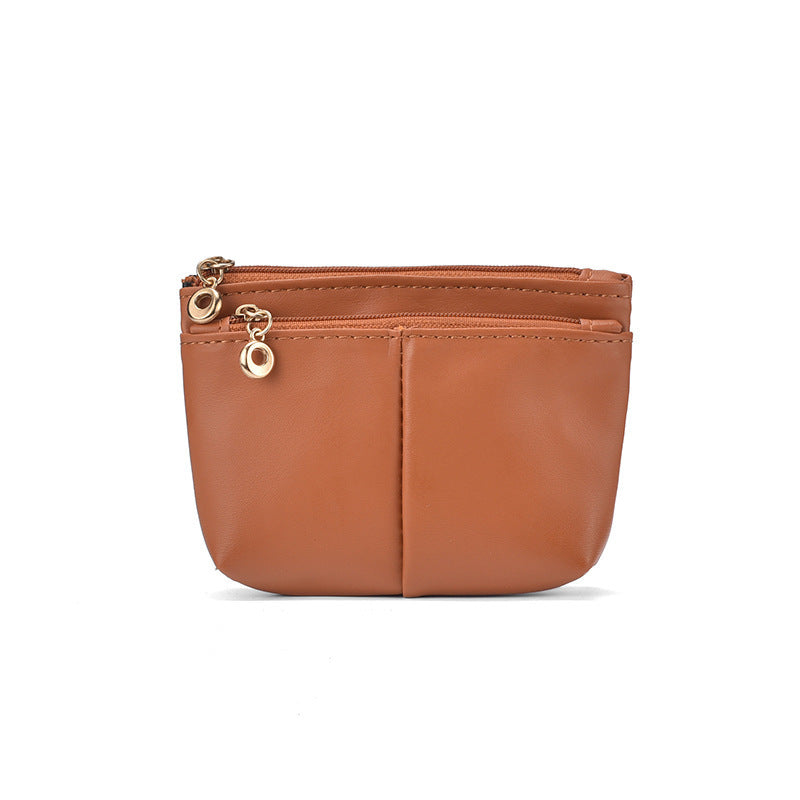 Compact Zippered Storage Coin Pouch Bowlift