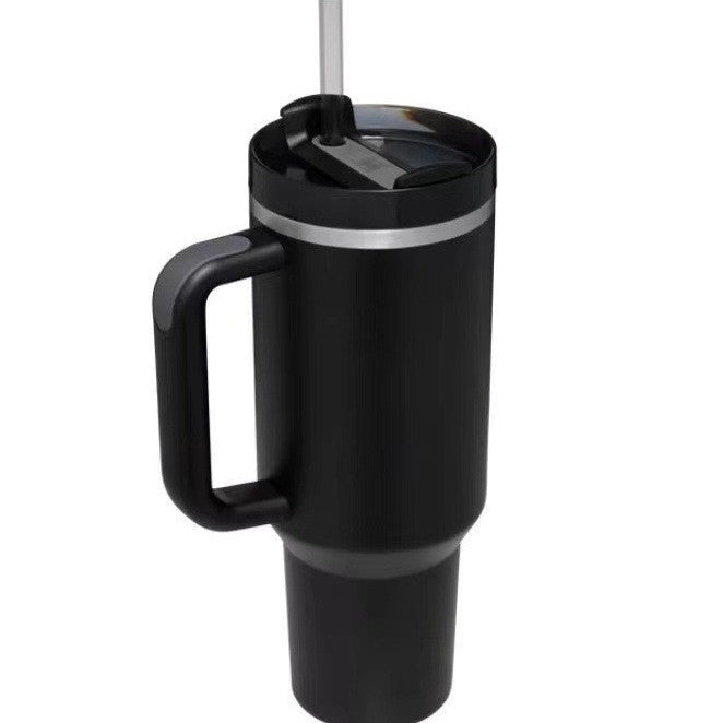 Ladies Insulated Mug with Handle and Practical Straw Bowlift