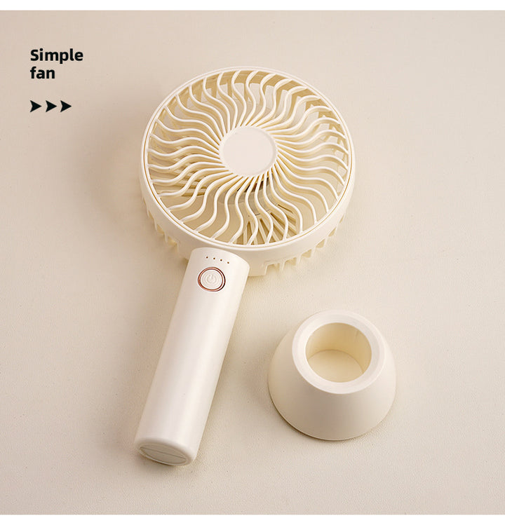 Ladies portable USB table fan with flexible tilt mechanism Bowlift