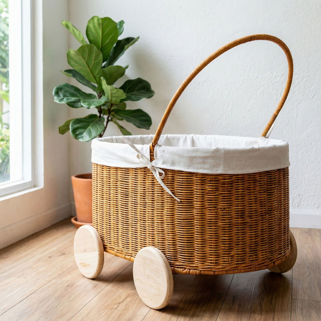 Handcrafted storage basket Bowlift