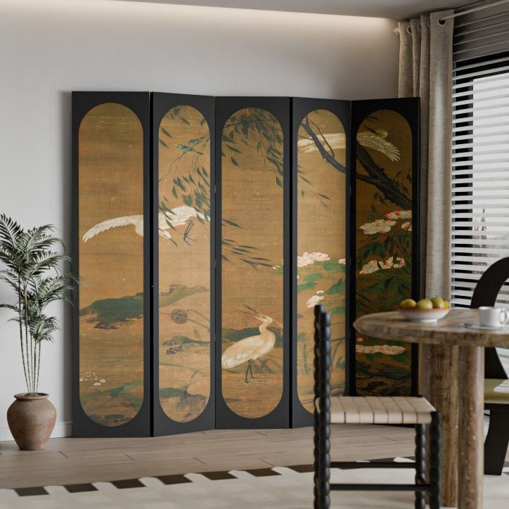 Artistic Floral Room Divider Bowlift