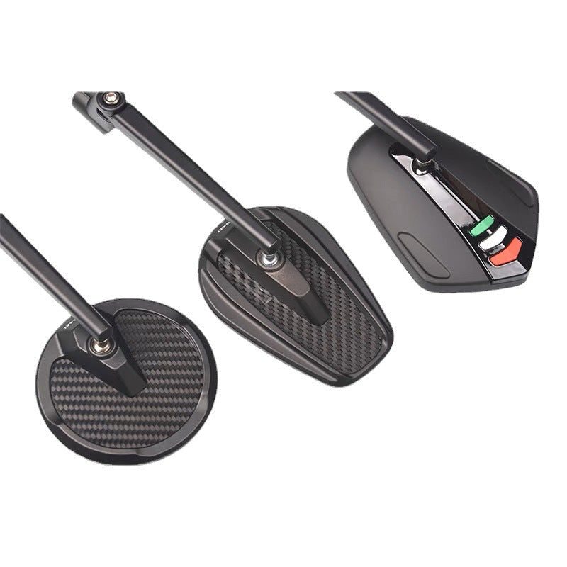 Adjustable Performance Motorcycle Mirrors Bowlift