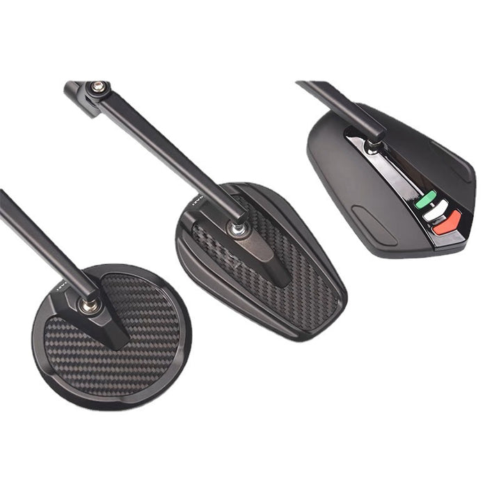 Adjustable Performance Motorcycle Mirrors Bowlift