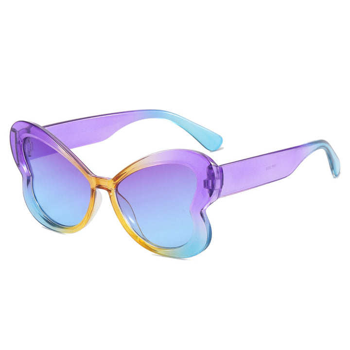 Women's oversized sunglasses in playful butterfly design Bowlift