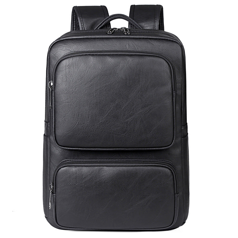 Premium Leather Business Laptop Backpack Bowlift