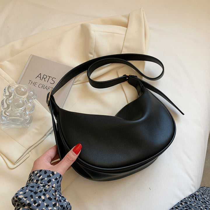 Minimalist Structured Shoulder Bag Bowlift