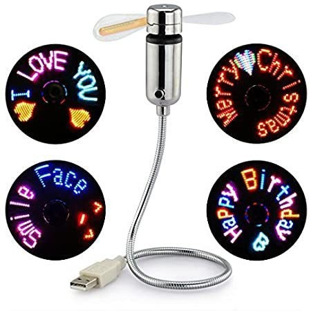 Ladies USB Fan with LED Display from Bowlift