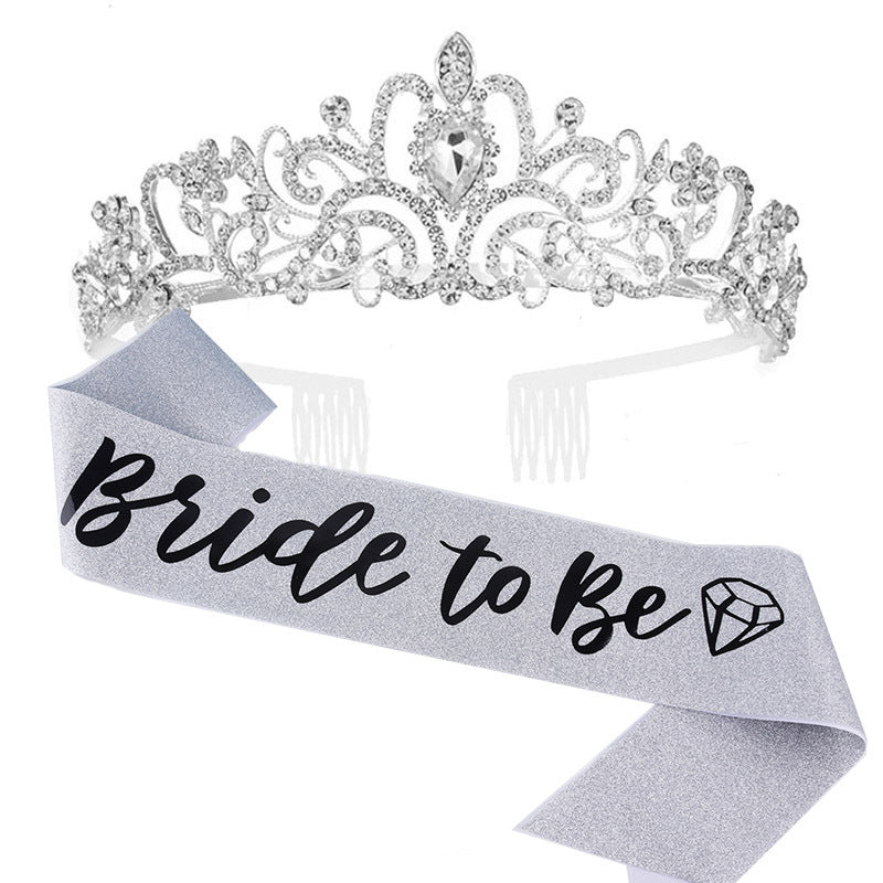 Ladies Crystal Embellished Bridal Tiara Bowlift