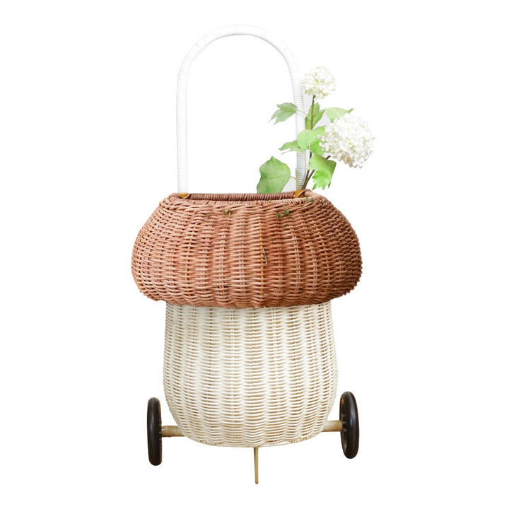 Decorative basket with wheels Bowlift
