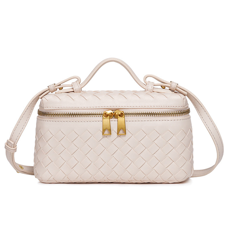Luxury Woven Crossbody Handbag Bowlift