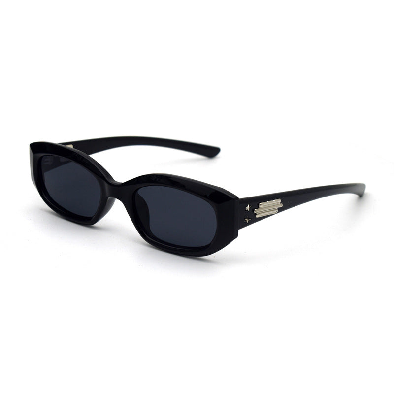 Trendy Cat-Eye Sunglasses with Adorable Teddy Bear Accent Bowlift