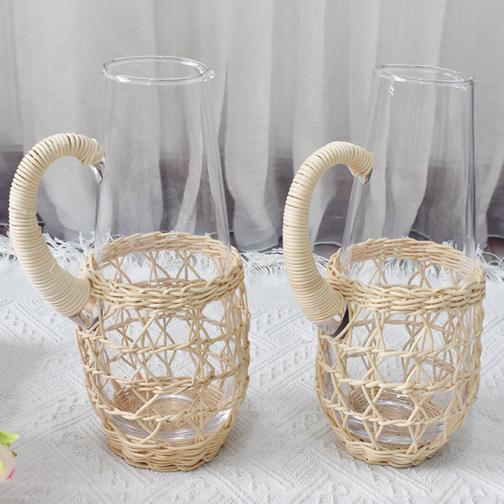 Modern Glass Pitcher Bowlift