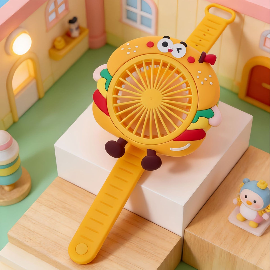 Ladies funny mini fan with cute design Bowlift
