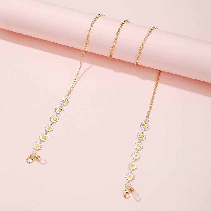 Floral Charm Eyewear Chain Bowlift