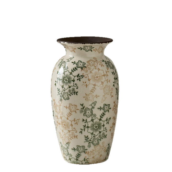 Decorative porcelain vase with floral design Bowlift