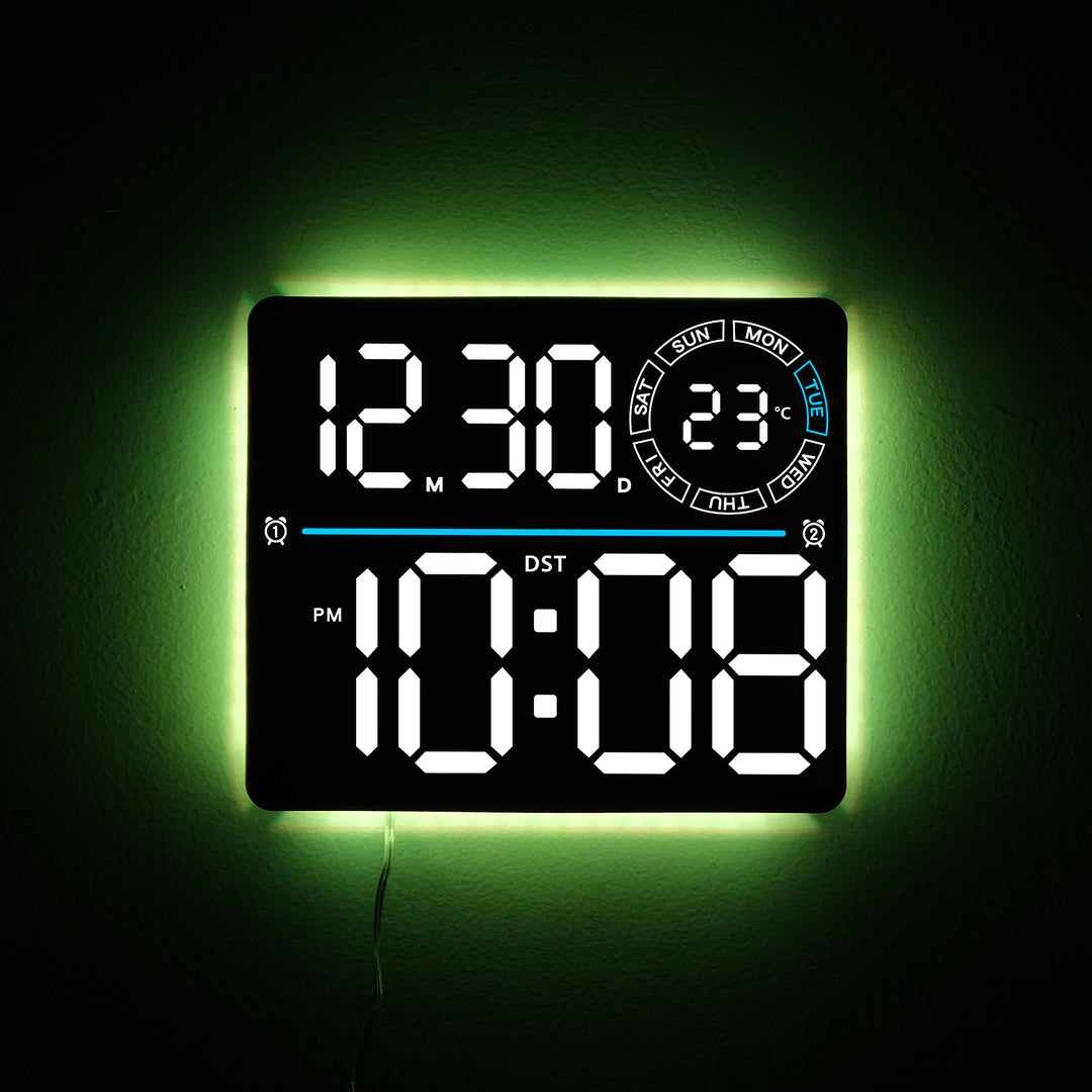 Digital Wall Clock Bowlift