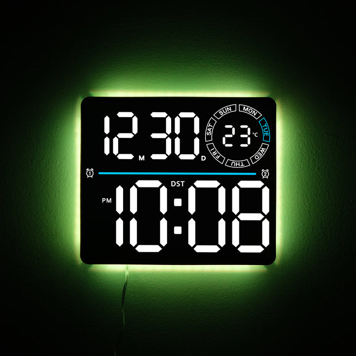 Digital Wall Clock Bowlift
