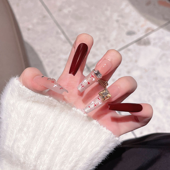 Decorative Press-On Nail Art Extensions Bowlift