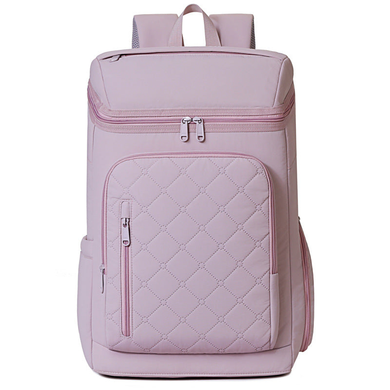 Stylish Quilted Laptop Backpack Bowlift