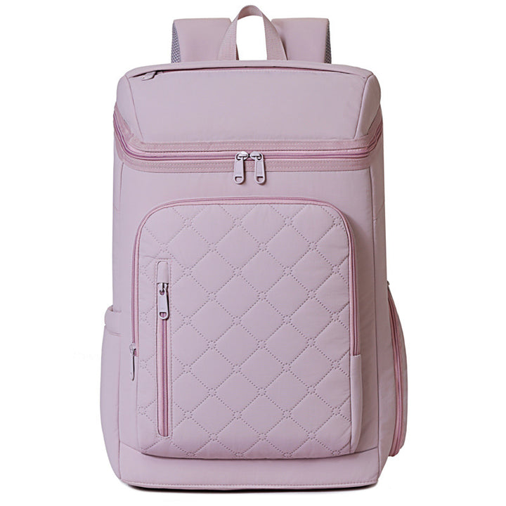 Stylish Quilted Laptop Backpack Bowlift