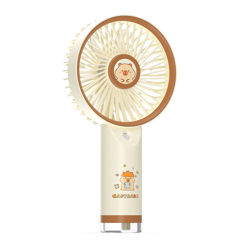 Unisex Portable Hand Fan with Playful Capybara Design Bowlift