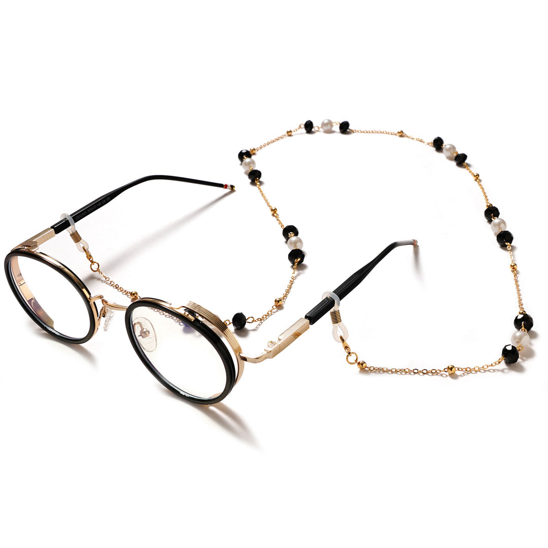 Luxurious Beaded Eyewear Chain Bowlift