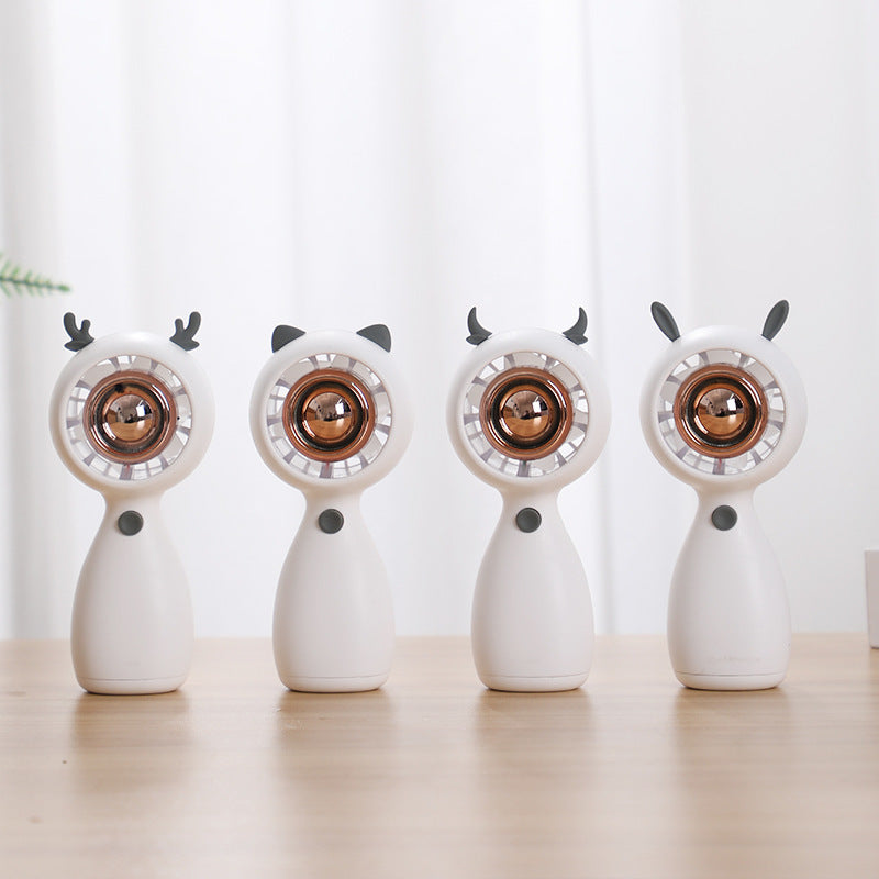 Unisex Portable Hand Fan with Animal Design Bowlift