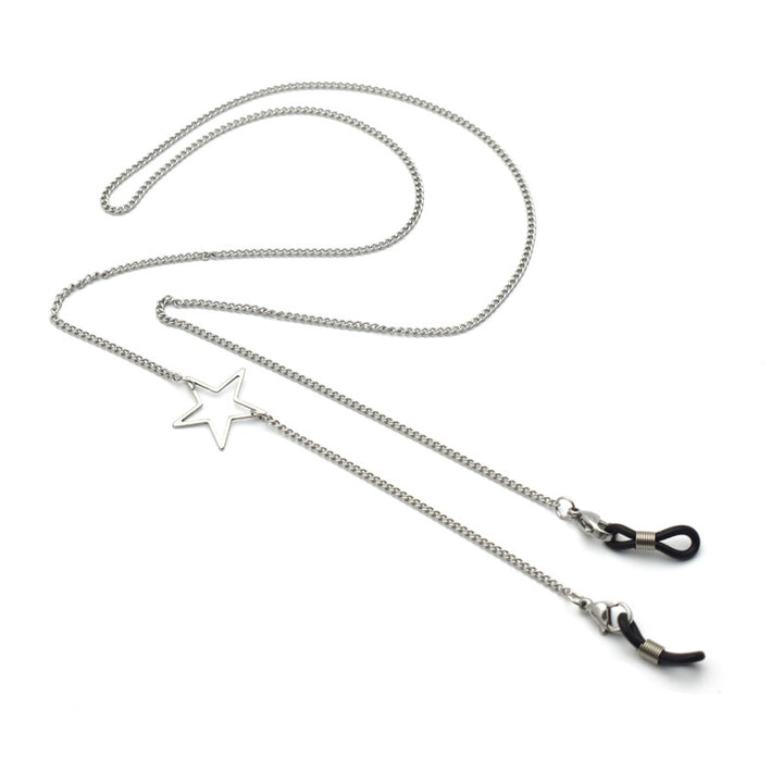 Stylish Geometric Chain Eyewear Holder Bowlift