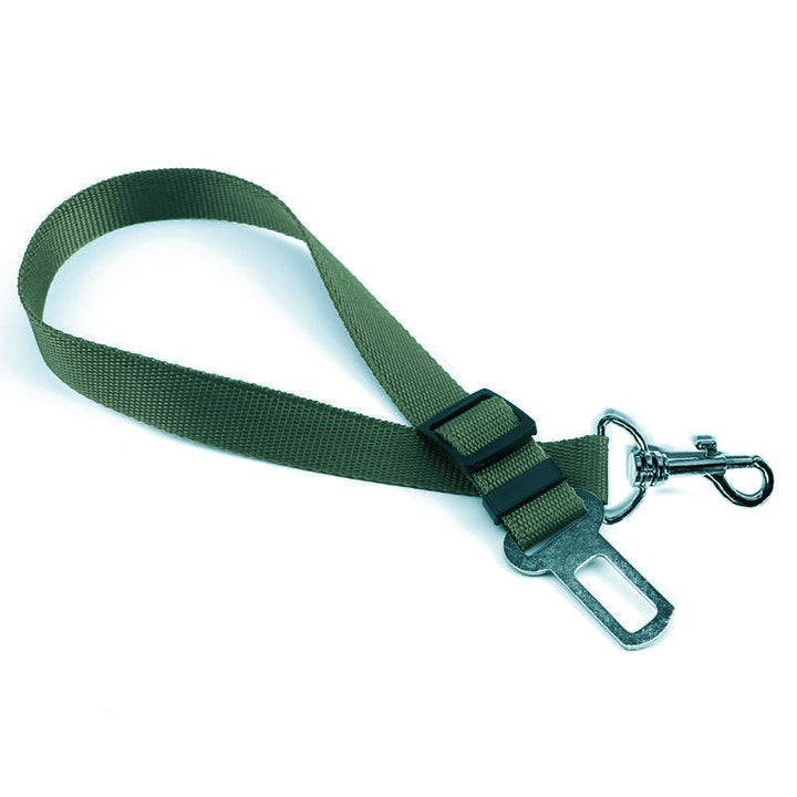 Adjustable Vehicle Dog Seatbelt Tether with Swivel Clip Bowlift