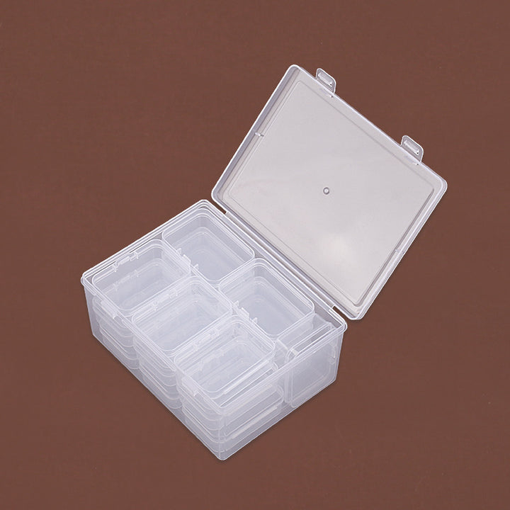 Multi-Purpose Transparent Compartment Organizing Box Bowlift