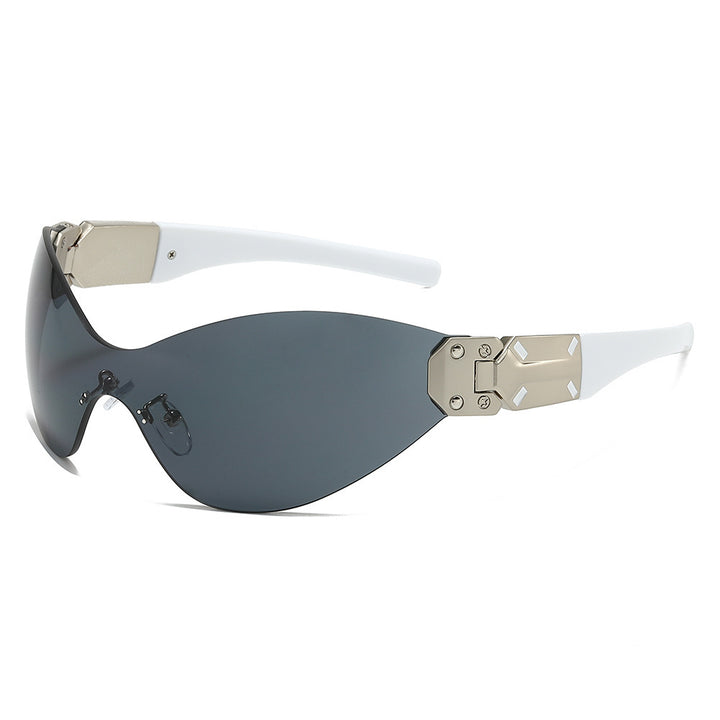 High-Performance Retro Shield Sunglasses Bowlift