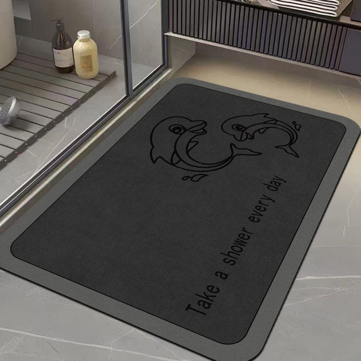 Cute Cartoon Fish Bath Mat